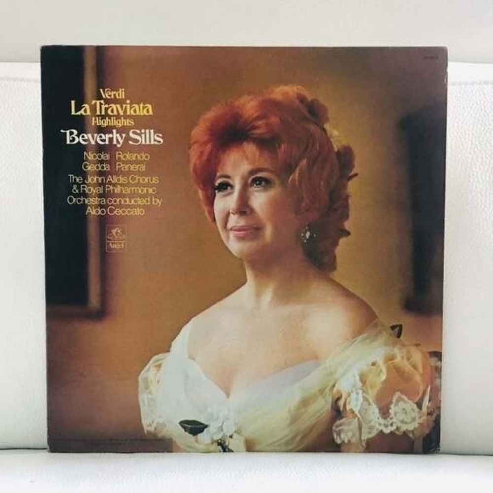 LP Verdi, Beverly Sills, Nicolai Gedda - La Traviata Highlights Vinyl Record
